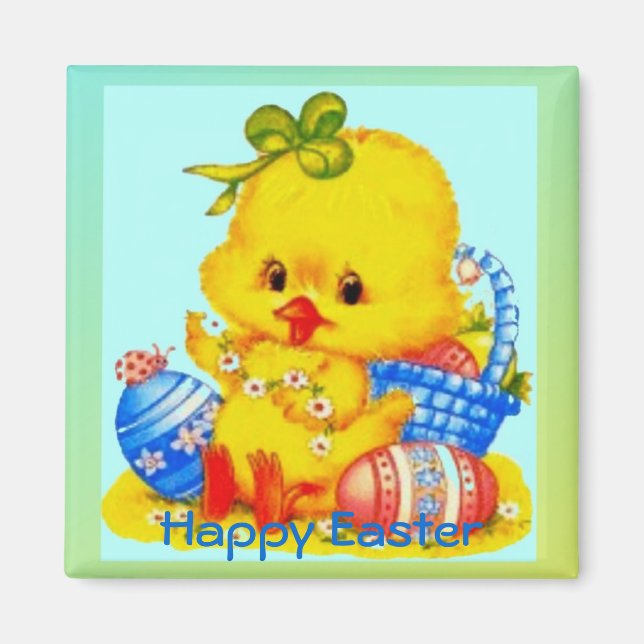 Íman Páscoa Pintinho (Frente)