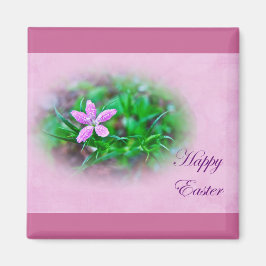 Íman Páscoa Saudações Depford Pink Wildflower