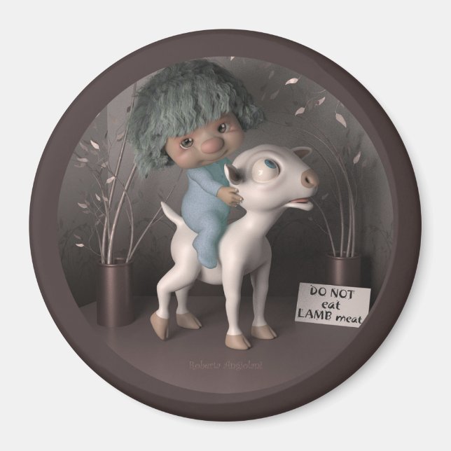 Íman Páscoa sem borrego - versão 2 (Frente)