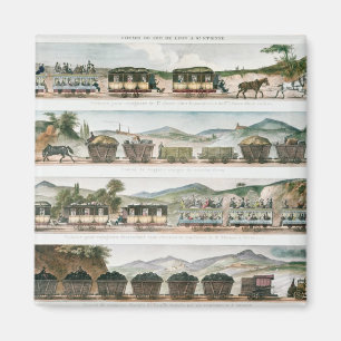 Íman Passageiros e mercadorias na primeira linha france