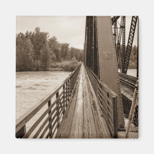 Íman Passagem da ponte da estrada de ferro de Talkeetna