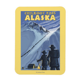 Íman Passagem de Chilkoot, mineiros Dourados de Alaska