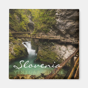 Íman Passagem de madeira através da garganta do