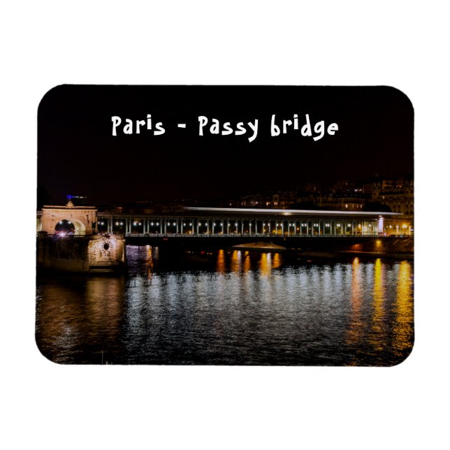 Íman Passagem de Passy à noite (Horizontal)