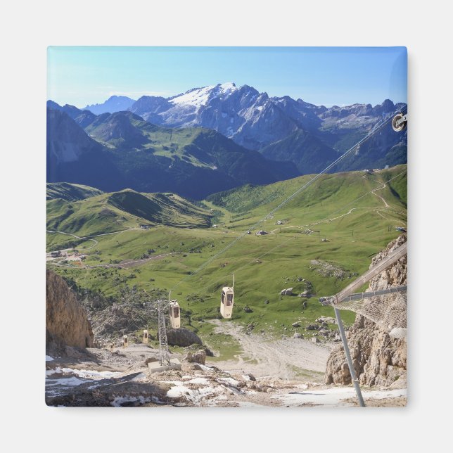 Íman Passagem de Sella da montagem de Sassolungo (Frente)