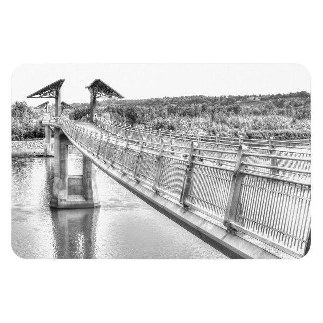 Íman Passarela sobre o Rio North Saskatchewan (Horizontal)