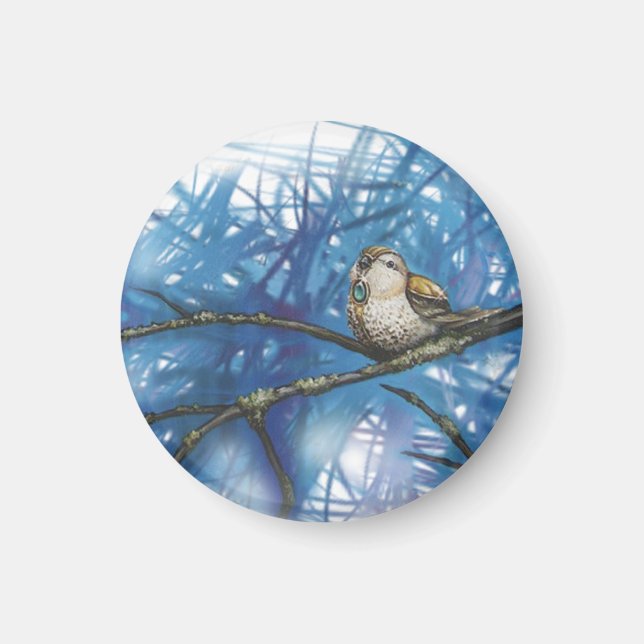 Íman passarinho (Frente)