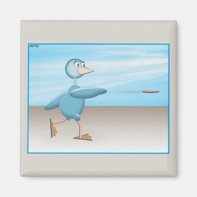 Íman Pássaro Azul (Frente)