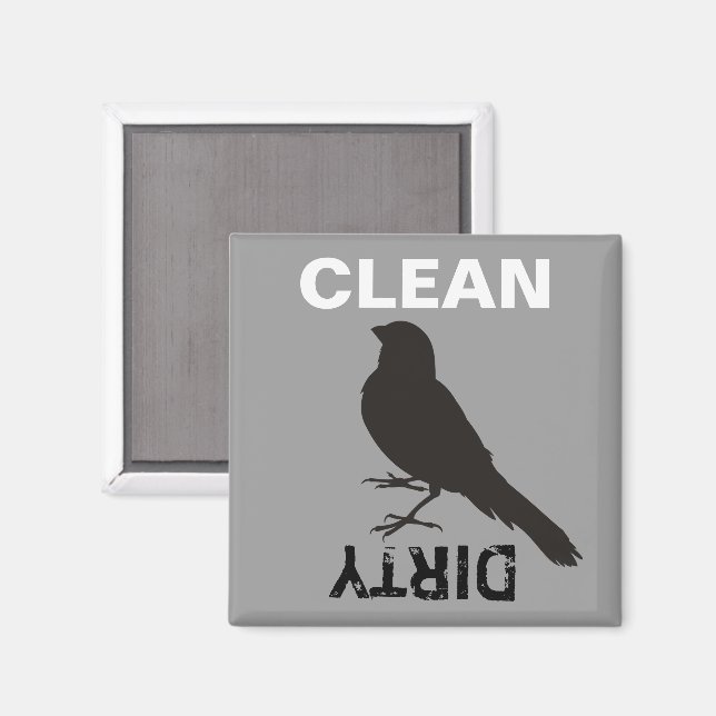 Íman Pássaro Canário Permanente (Front/Back)