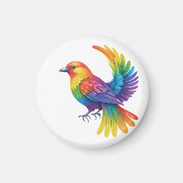 Íman Pássaro Colorido