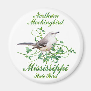 Íman Pássaro de estado de Mississippi do tordo dos
