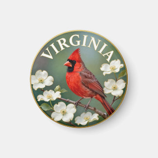 Íman Pássaro do Estado da Virgínia Cardinal do Norte &