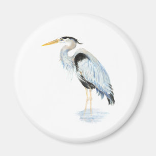 Íman Pássaro original da garça-real de grande azul da