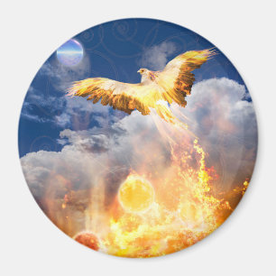 Íman Pássaro Phoenix "AUMENTE SUPERIOR AOS SEUS PROBLE