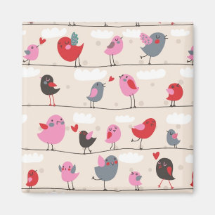 Íman Pássaros apaixonados