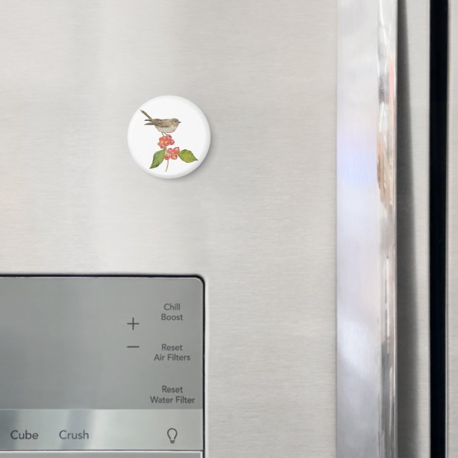 Íman Pássaros aquarela "Sylvia curruca" (In Situ (Fridge))
