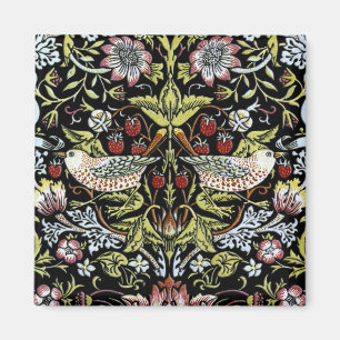 Íman Pássaros de William Morris e flores 2