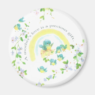 Íman Pássaros dias de as mães Azuis Com Amor