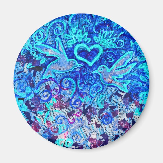 Íman Pássaros do Amor (Frente)