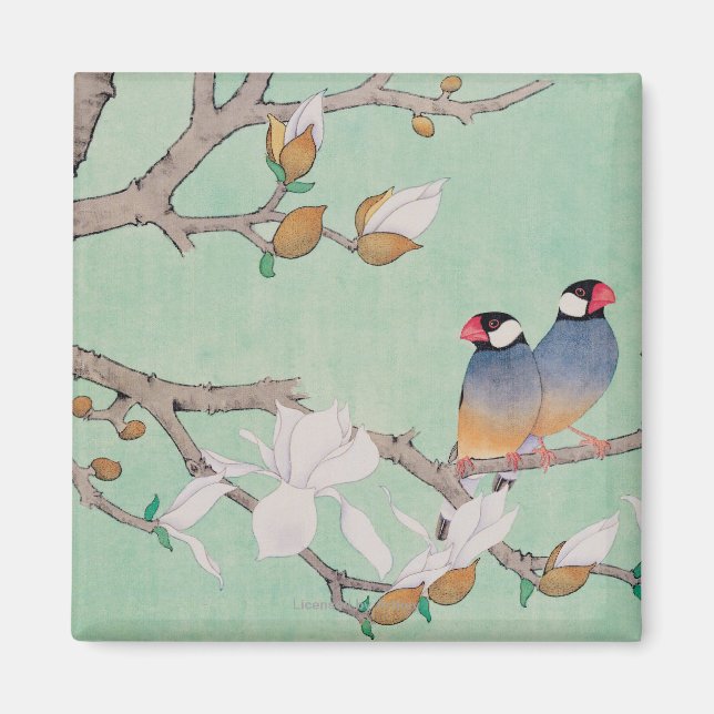 Íman Pássaros Gêmeos nas Sucursais (Frente)