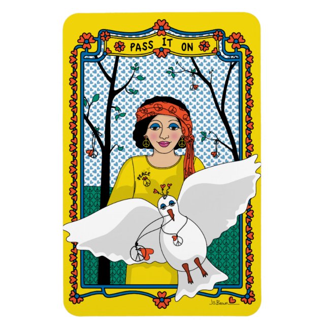 Íman Passe Adiante_B_4x6 Refrigerador (Vertical)