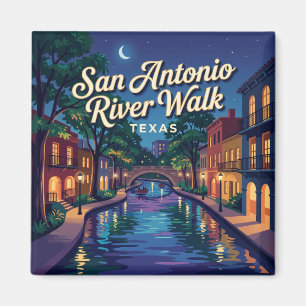Íman Passeio à Beira do Rio San Antonio Texas