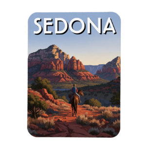 Íman Passeio a Cavalo em Sedona Arizona Viagem