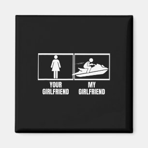 Íman Passeio de Jet Ski Sua Namorada Minha Namorada Jet