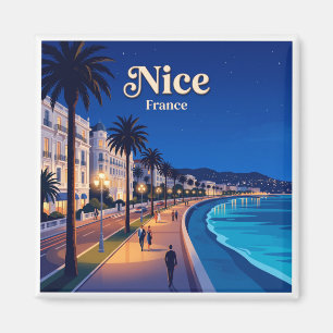 Íman Passeio dos Ingleses à Noite Nice França