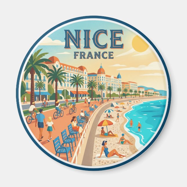 Íman Passeio dos Ingleses França (Frente)