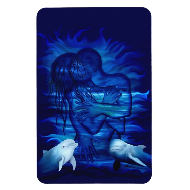 Íman Passion act - par com o par Dolphin (Vertical)