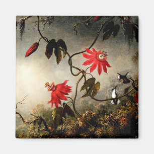 Íman Passion Flowers with Hummingbird , por M.J. Cabeç