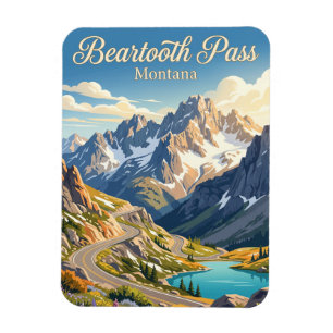 Íman Passo Beartooth, Montana