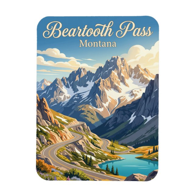 Íman Passo Beartooth, Montana (Vertical)