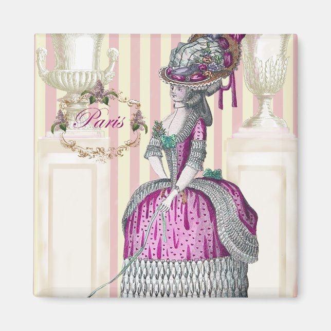 Íman Passo da manhã no Champs-Élysées (Frente)