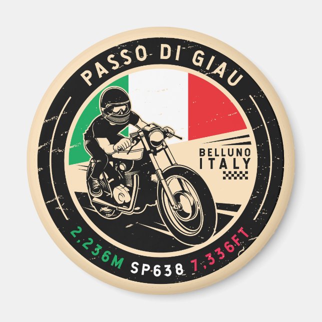 Íman Passo di Giau Itália | Giau Pass | Motociclos (Frente)
