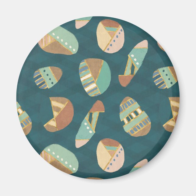 Íman Passo Geo Externo | Padrão Azul (Frente)