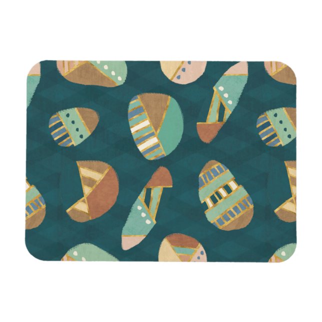 Íman Passo Geo Externo | Padrão Azul (Horizontal)