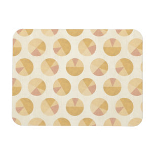 Íman Passo Geo Sudoeste Padrão do Círculo Laranja