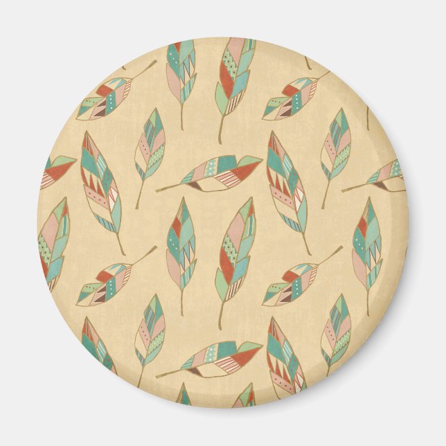 Íman Passo Geo Sudoeste | Padrões para penas de coral (Frente)