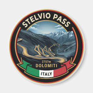 Íman Passo Stelvio - Famosa Estrada de Montanha Itália