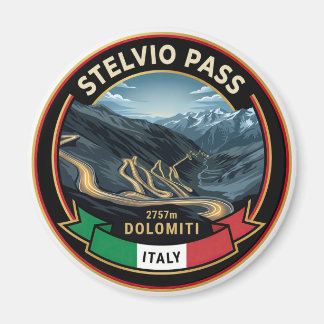 Íman Passo Stelvio - Famosa Estrada de Montanha Itália