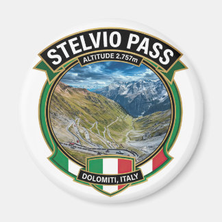Íman Passo Stelvio - Ícone da Itália