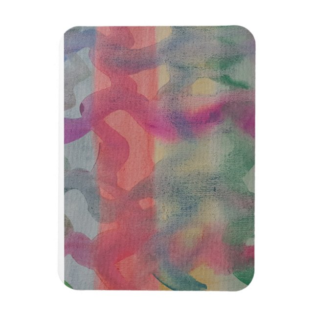 Íman Pastel Abstrato Art (Vertical)