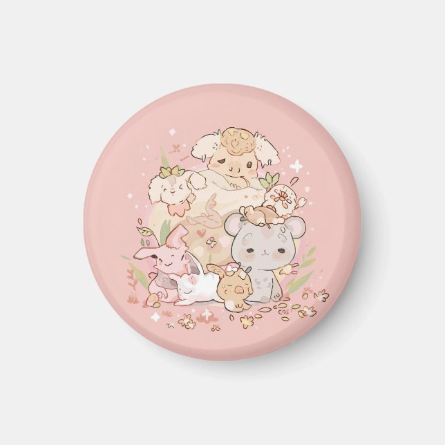 Íman Pastel Companions in Bloom (Frente)