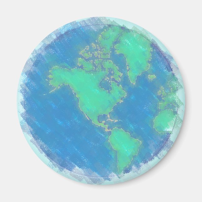 Íman Pastel Earth Magnet (Frente)