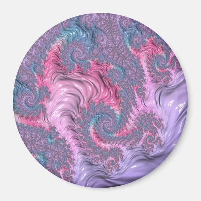 Íman Pastel Fractal (Frente)