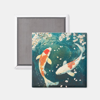 Íman Pastel Primavera Koi Blossom
