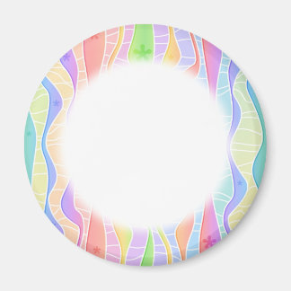 Íman PASTEL RAINBOW STRIPTS personalizáveis