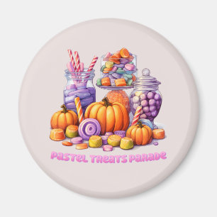 Íman Pastel Treats Parade - Doces e Abóbora